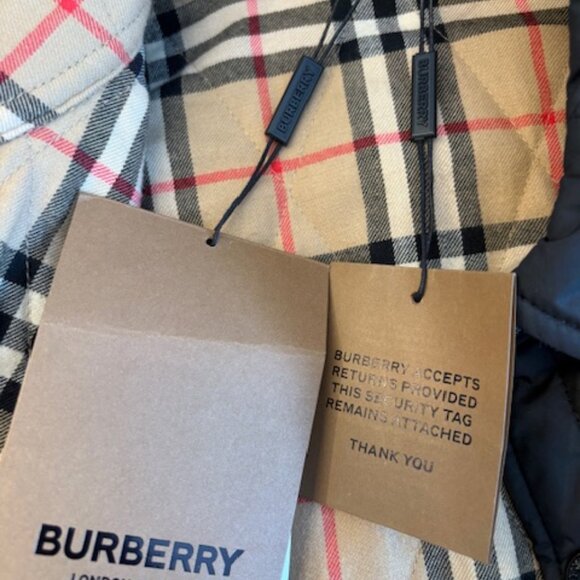 Burberry Men's reversable quiled jacket - Picture 7 of 10